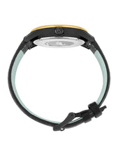 Load image into Gallery viewer, Velo Textured Sunray Leather 39mm Black