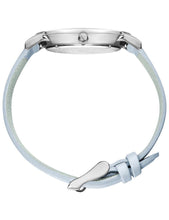 Load image into Gallery viewer, Solaris Lugano Leather 40mm Silver Blue
