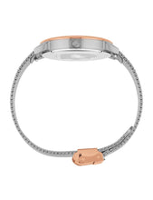 Load image into Gallery viewer, Velo Sunray Milanese 33mm Rose Gold Silver