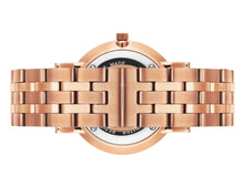 Load image into Gallery viewer, Sloan Guilloche Vasa Link 33mm Rose Gold Black