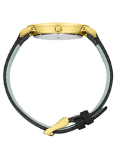 Load image into Gallery viewer, Code Classic Leather 38mm Gold Black