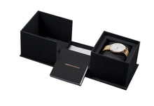 Load image into Gallery viewer, Aurora Leather 26mm Rose Gold Black