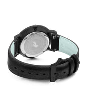 Load image into Gallery viewer, Sloan Guilloche Leather 40mm Black