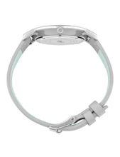 Load image into Gallery viewer, Solaris Lugano Leather 40mm Silver Aqua