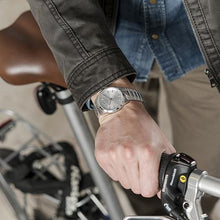 Load image into Gallery viewer, Velo Textured Sunray Leather 39mm Silver White