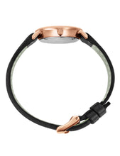 Load image into Gallery viewer, Lj Classic Lugano Leather 26mm Rose Gold Black
