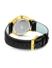 Load image into Gallery viewer, Sloan Cube Leather 40mm Gold Black
