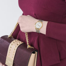 Load image into Gallery viewer, Opera Leather 33mm Rose Gold Charcoal

